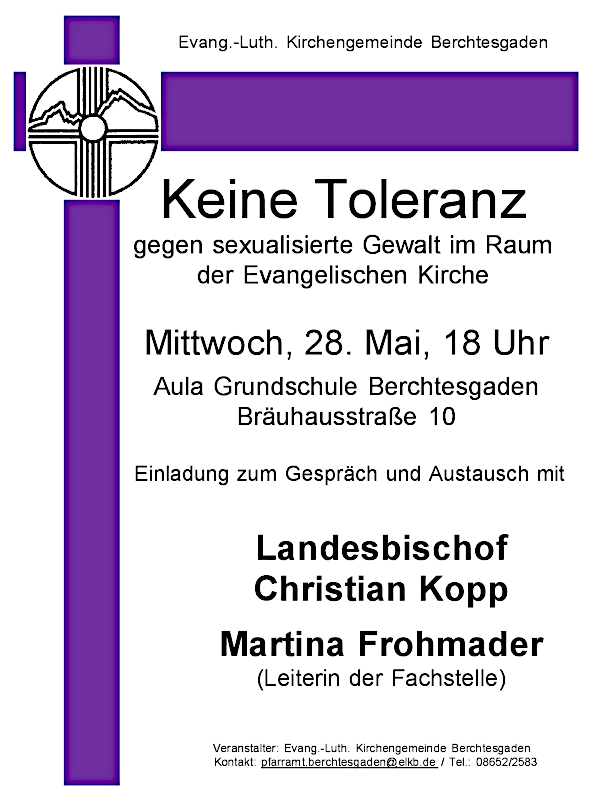 Keine Toleranz Plakat