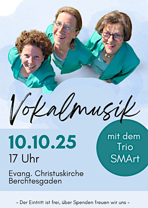 Einladung zum Konzert des Trios SMArt