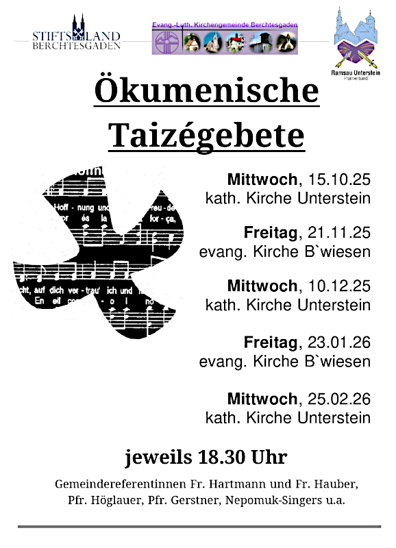 Einladung zu den Taizègebeten