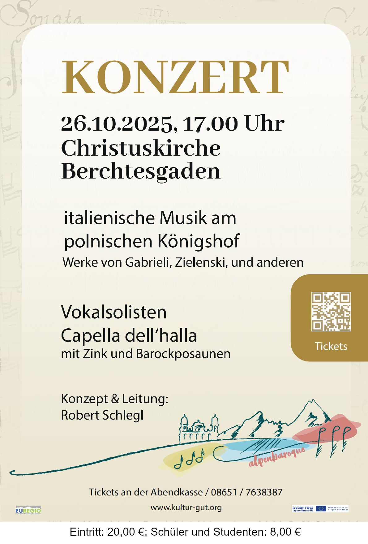 Einladung zum Konzert der Hofer-Gesellschaft