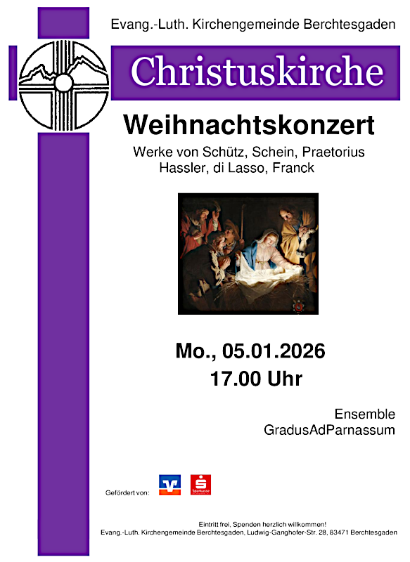 Einladung zum Weihnachtskonzert