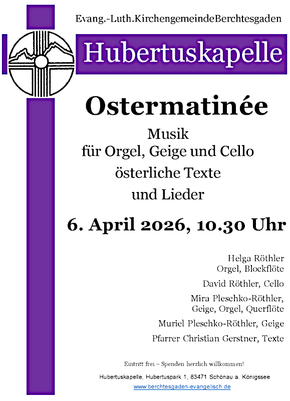 Einladung zur Ostermatinee