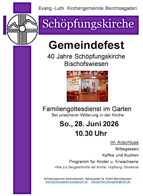 Einladung zum Gemeindefest