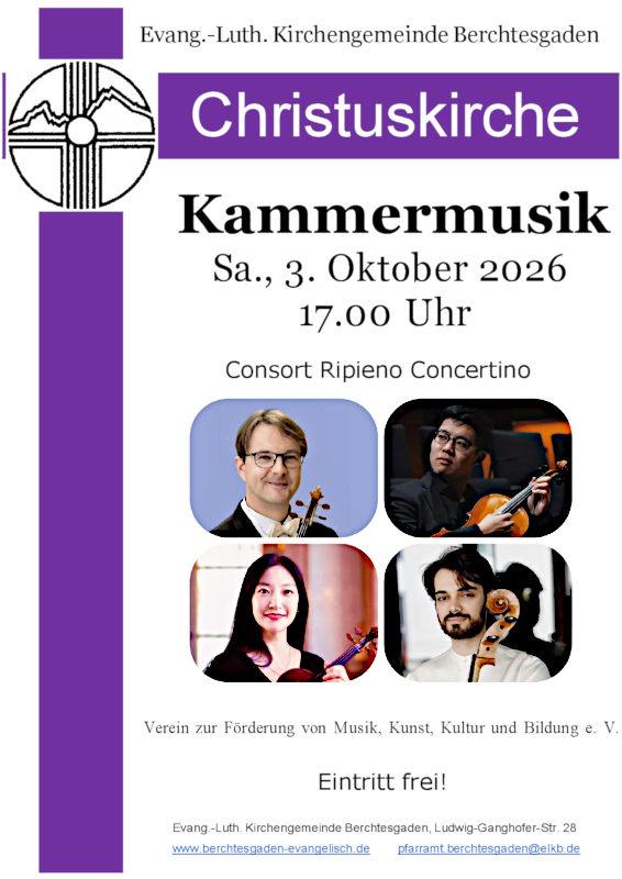 Einladung zum Konzert von Müller-Zhang